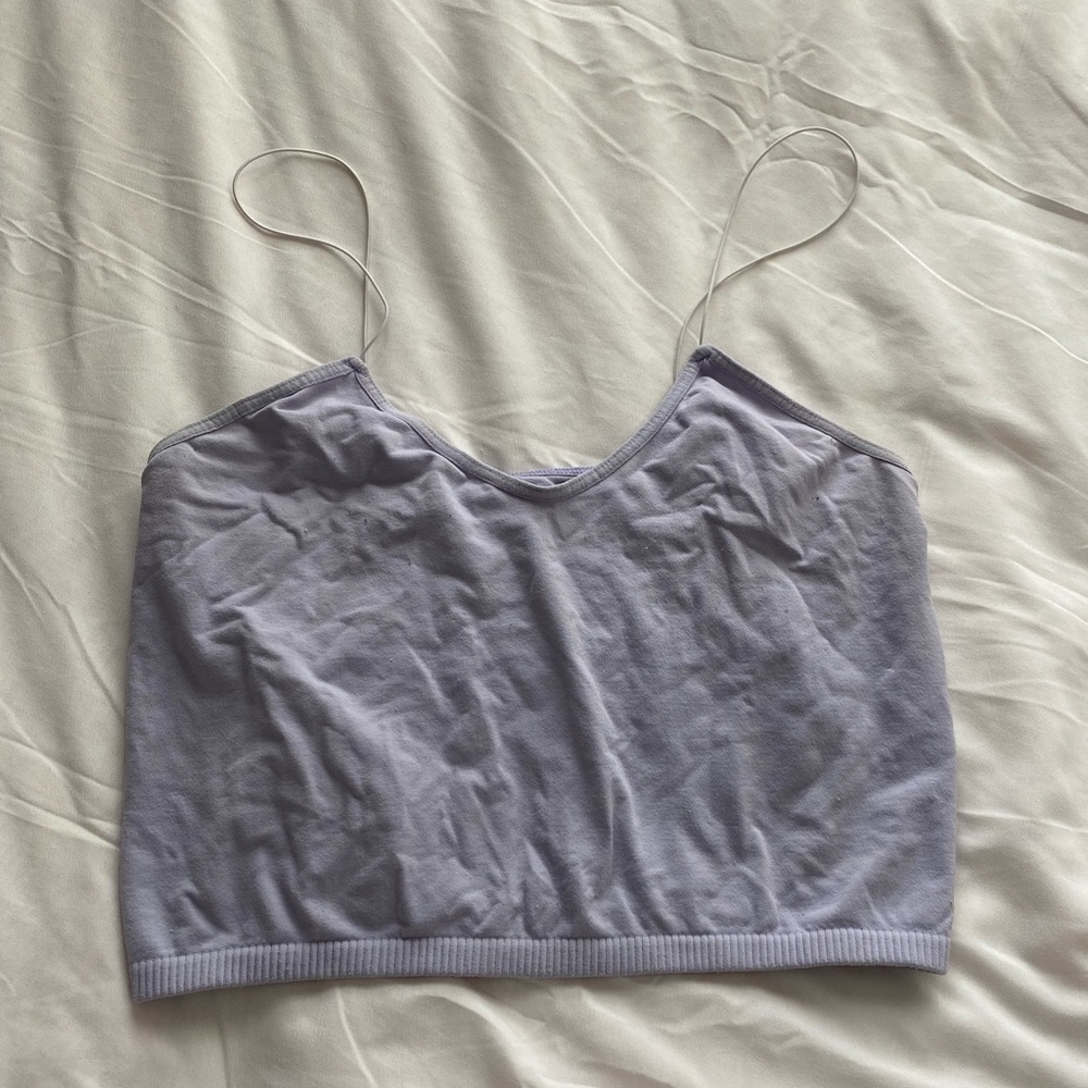 Lilac stretch tank